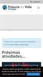 Mobile Screenshot of palavradavida.pt