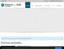 Tablet Screenshot of palavradavida.pt